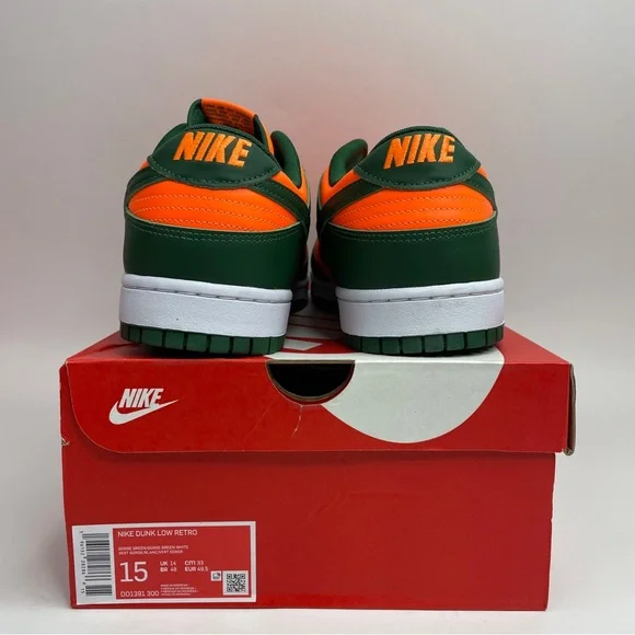 Nike Dunk Low Retro “Miami Hurricanes” 2023 - Picture 4 of 4